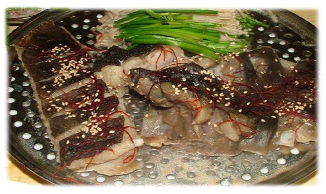 수입산 홍어(찜용) 1.5kg    홍어찜 홍어탕