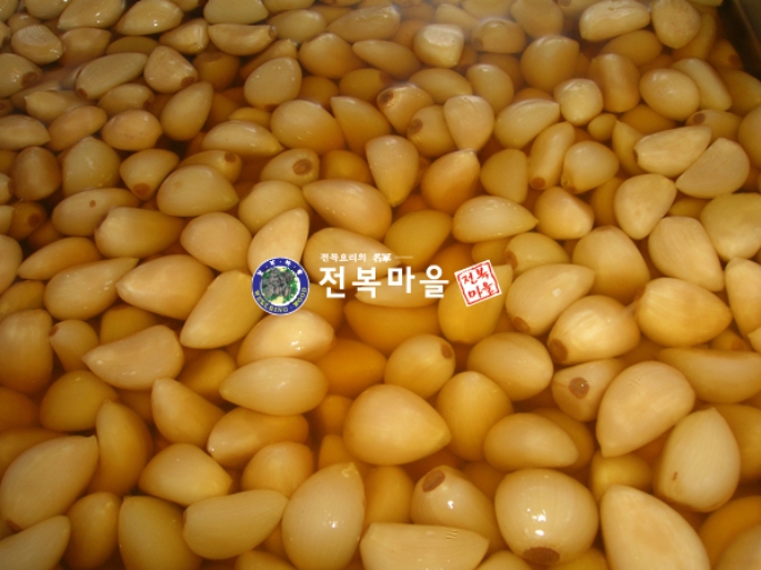 알마늘장아찌(깐마늘장아찌)  1kg×1봉지      마늘,알마늘,깐마늘,알마늘효능,알마늘의효능