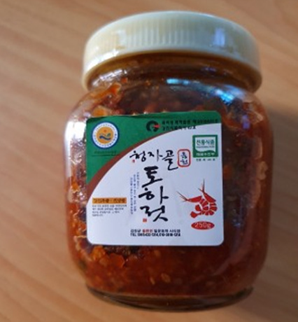 국산토하젓 500g*1병  토하,민물새우,민물새우젓,토하새우젓,토하젓,젓갈,새뱅이젓,밑반찬