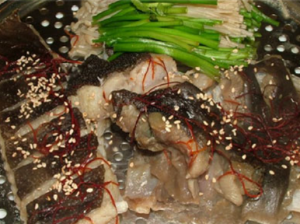 국산홍어(국산홍어)(참홍어)찜용 1.0kg  홍어찜 홍어탕