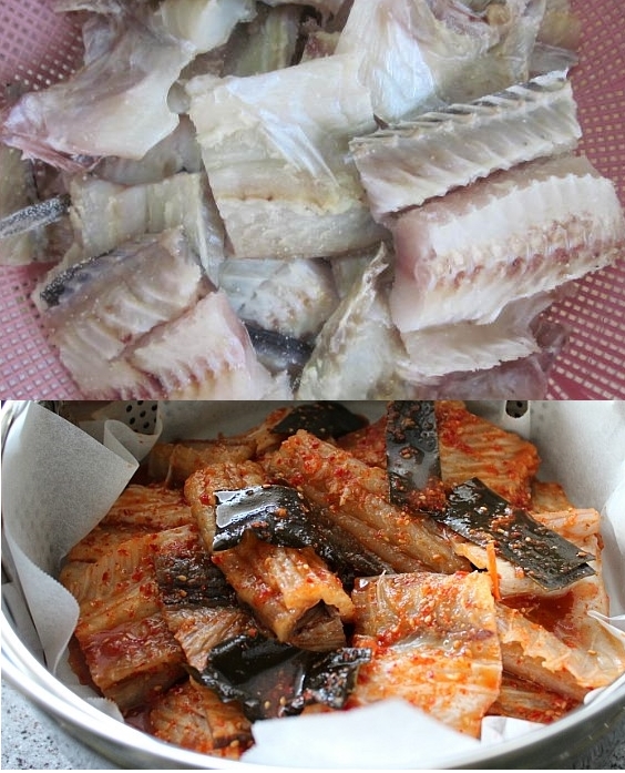 말린물메기(건꼼치)(마른물메기)1.2kg (3-6마리)(5~6인분)(예약주문상품)   꼼치 곰치 물메기탕 물메기매운탕 물메기요리