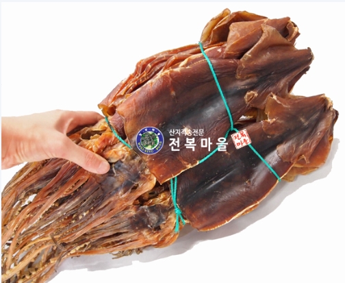 배오징어(특) 5마리(400g내외)   배오징어 바다오징어 건조오징어 말린오징어 건오징어 마른오징어 피데기 피대기